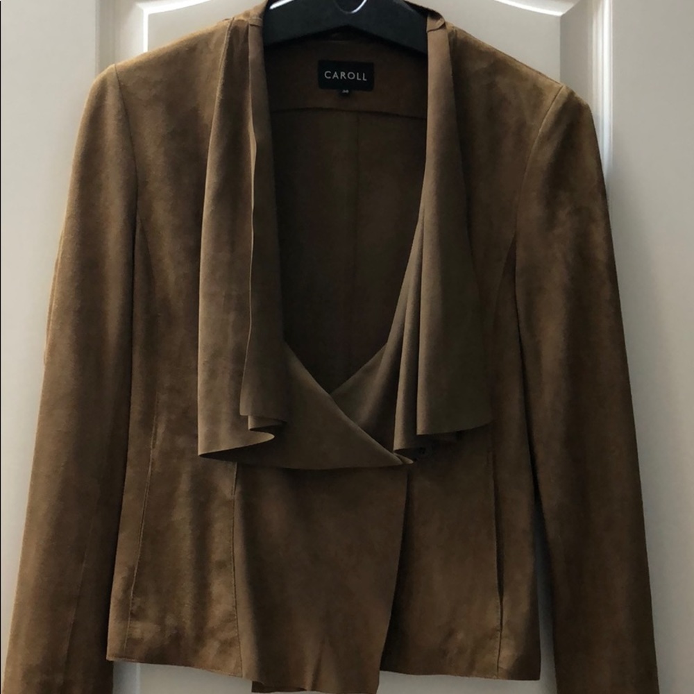 Carol Paris Suede leather jacket